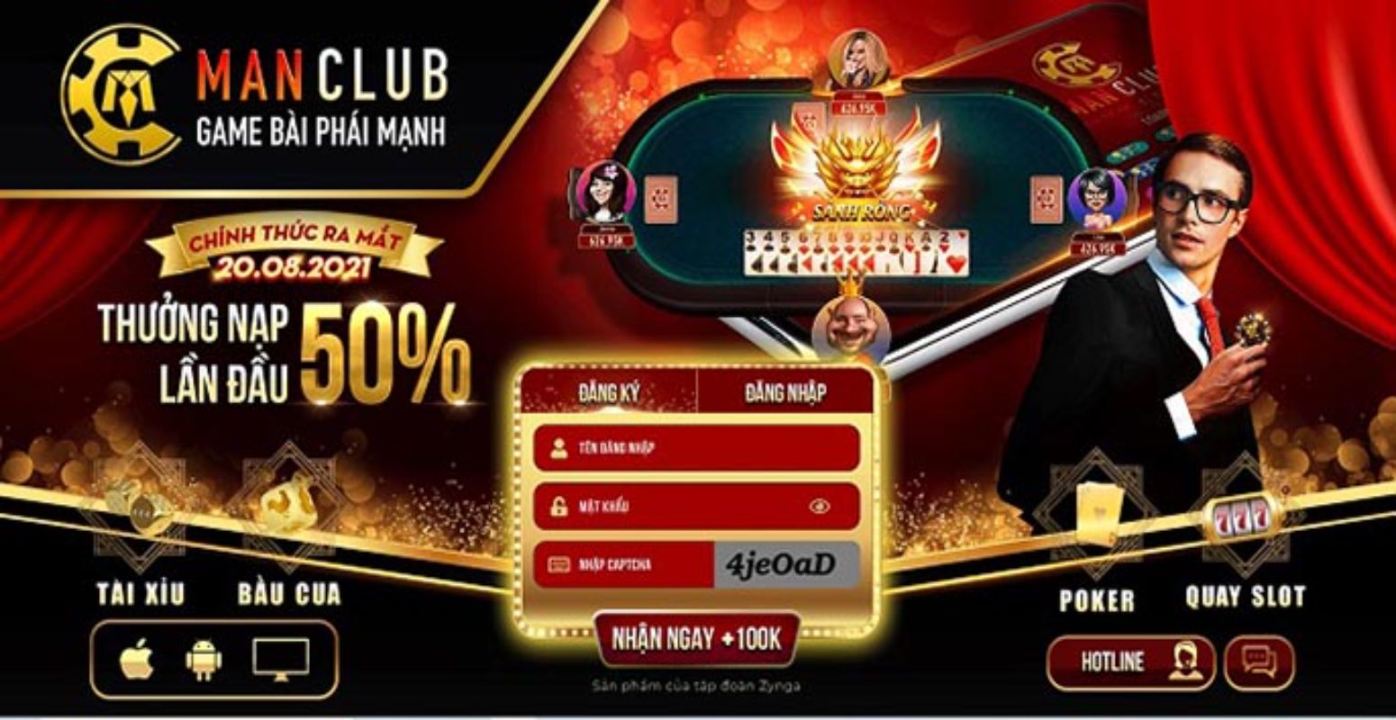 nhà cái trực tuyến Manclub