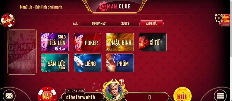 Game bài man club