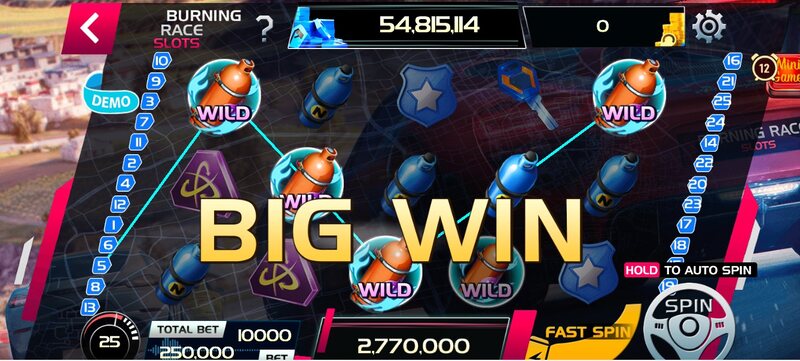 Phân tích mức cược cơ bản tại Burning Race Slot Man Club