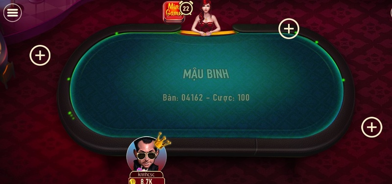 Các bước đặt cược và tham gia ván bài mậu binh Man Club